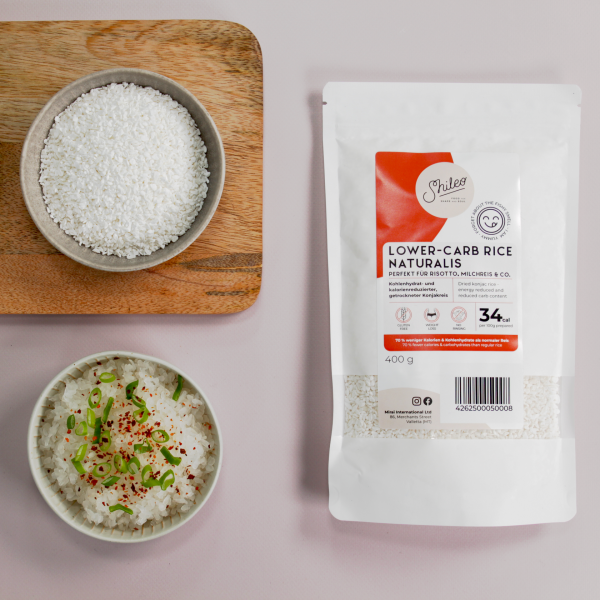 Shileo Keto Reis Naturalis 400 g - Naturalis mit der perfekten Reisform