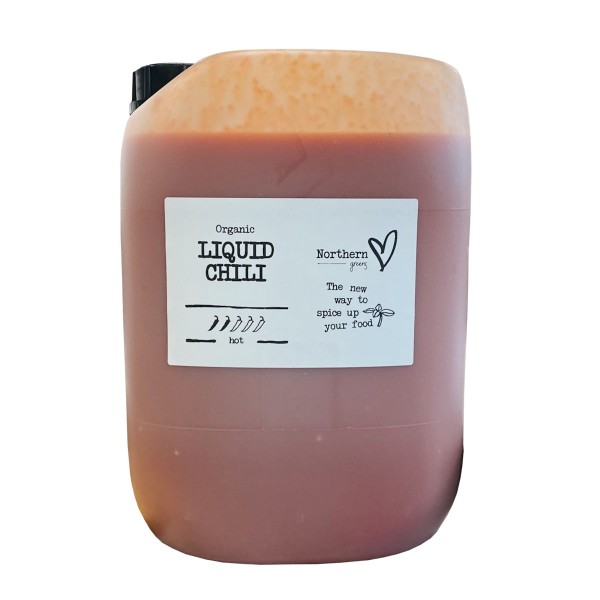 Northern Greens - Flüssiger Chili, Bio zum würzen 10L Kanister für Großverbraucher und Gastronomie