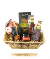 Bodenseeliebe-Geschenkkorb - Besondere Geschenkkörbe - Delikatessen-Präsentkorb vom Bodensee Bodenseeliebe-Geschenkkorb - Besondere Geschenkkörbe - Delikatessen-Präsentkorb vom Bodensee