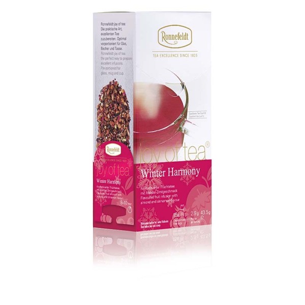 Ronnefeldt Winter Harmony "joy of tea" - Früchtetee Mandel-Zimt, 15 Teebeutel, 43.5 g