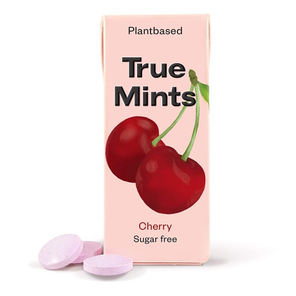 True Mints - KIRSCHE | Pflanzliche und zuckerfreie Pastillen