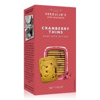 VERDUIJN'S - Butterwaffeln mit Moosbeeren und Himbeeren aus der Niederlande - Holländische Waffeln 75 g VERDUIJN'S - Butterwaffeln mit Moosbeeren und Himbeeren aus der Niederlande - Holländische Waffeln 75 g