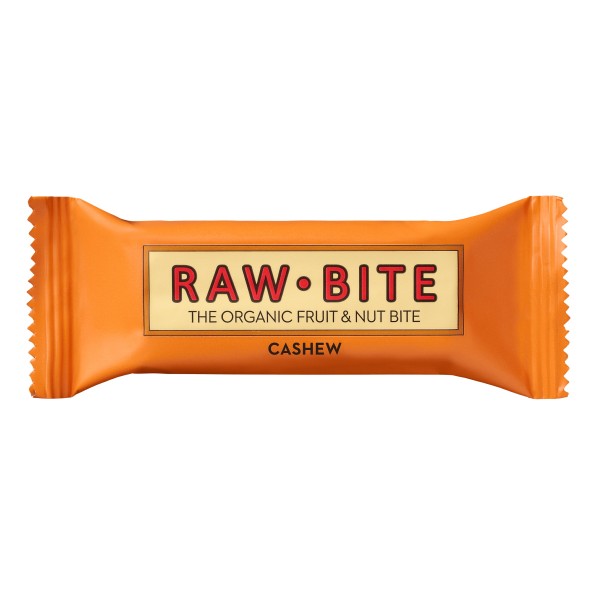 Raw Bite - Cashew Riegel - Frucht-Nussriegel mit Cashews