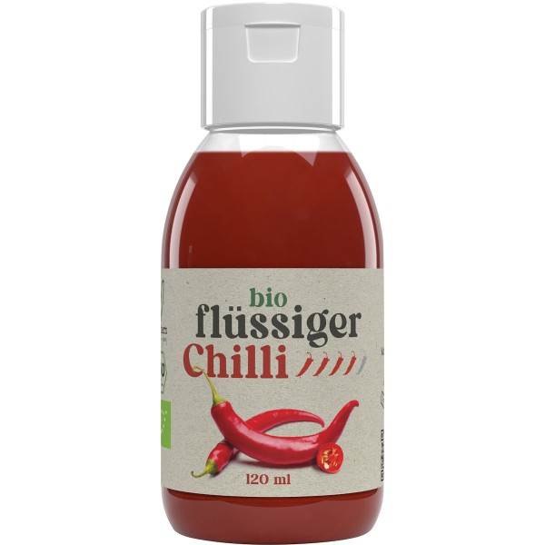 Northern Greens - Flüssiger Chili EXTRA SCHARF, Bio zum würzen Squeezebottle 120g