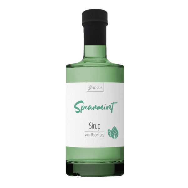 BIO Spearmint-Sirup - Genüssle Spearmint Minz Sirup vom Bodensee