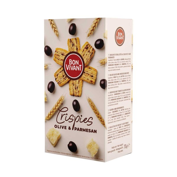 BON VIVANT - Blätterteiggebäck mit Oliven & Parmesan 70g
