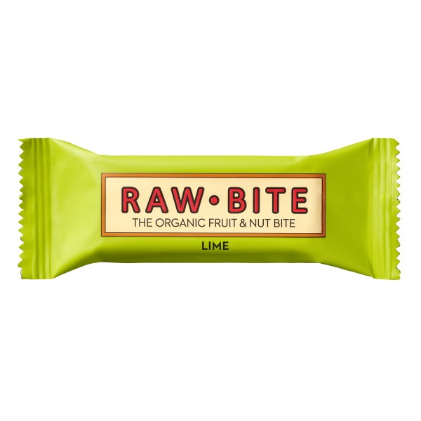 Raw Bite - Lime Riegel - Frucht-Nussriegel mit Limette, Ingwer und Chili