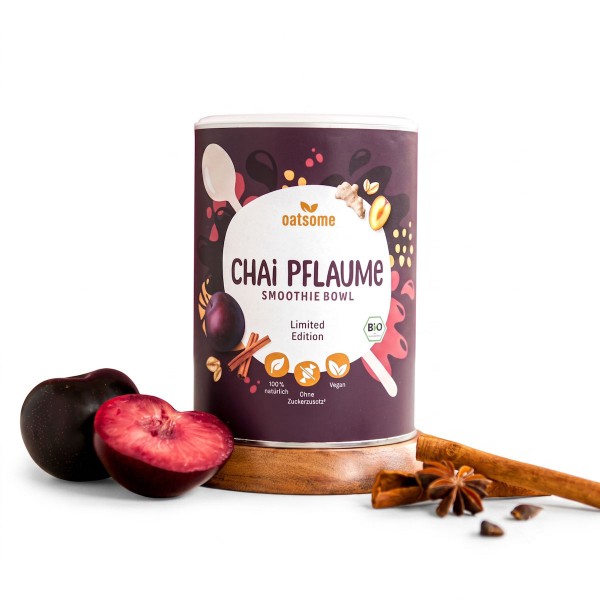 OATSOME® Chai Pflaume | Smoothie Bowl Mit Pflaume und Chai-Gewürze 400g