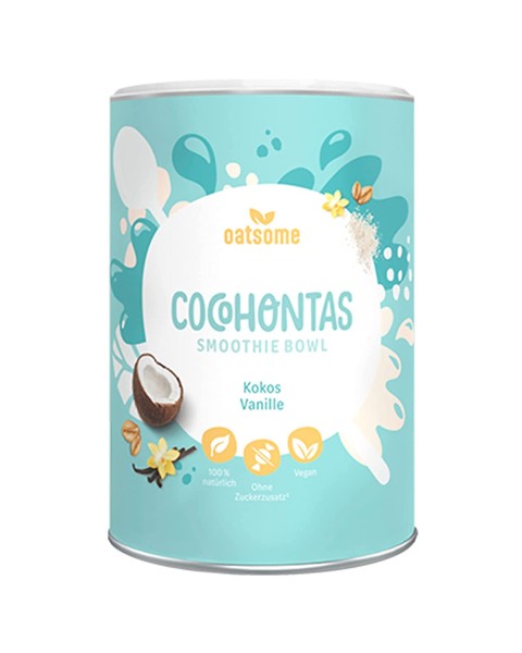 Oatsome - Cocohontas - Smoothie Bowl - Nährstoff Frühstück mit 100% natürlichen Zutaten & ohne Zusatzstoffe und raffinierten Zucker - Lange satt mit nur 200 kcal - 400g