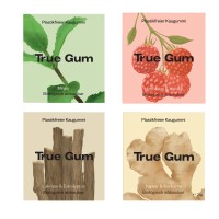 True Gum - Plastikfreie Kaugummi - Probierset -4 Sorten-100% Biologisch abbaubar True Gum - Plastikfreie Kaugummi - Probierset -4 Sorten-100% Biologisch abbaubar