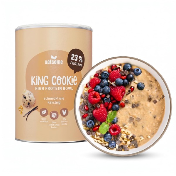 OATSOME® King Cookie | Smoothie Bowl schmeckt wie Keksteig 400g