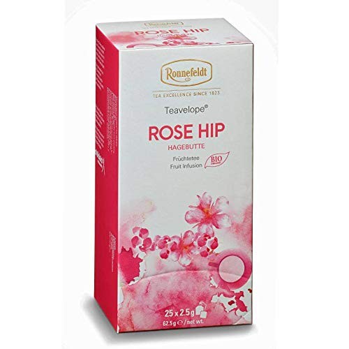 Ronnefeldt Teavelope "Rose Hip" - Bio Früchtetee, 25 Teebeutel, 75 g