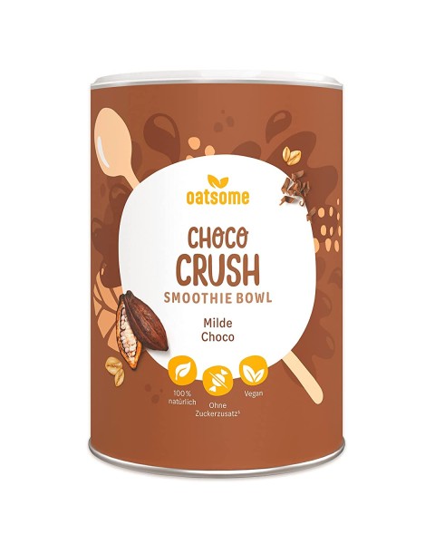 OATSOME® Choco Crush | Smoothie Bowl - Nährstoff Frühstück mit 100% natürlichen Zutaten & ohne Zusatzstoffe und raffinierten Zucker - Lange satt mit nur 200 kcal - 400g