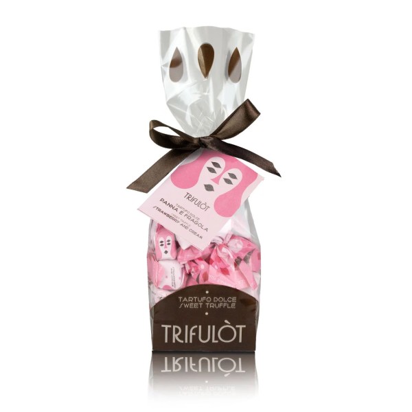 TRIFULOT - Tartufo Dolce Praline - Tartuflanghe - Erdbeer & Sahne 180g 