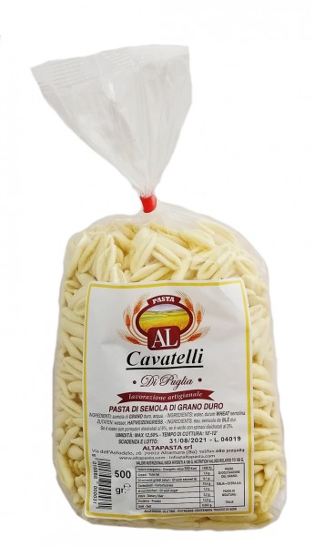 Frische Cavatelli Nudeln aus Italien 500g – trafila in bronzo - cavo pasta - capunti