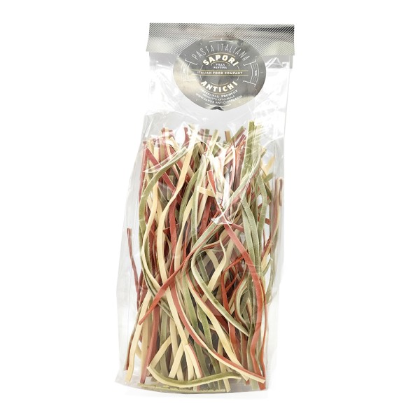 Sapori Antichi - italienische Flagge Pasta - Tagliolini Bandiera Italiana - 250g