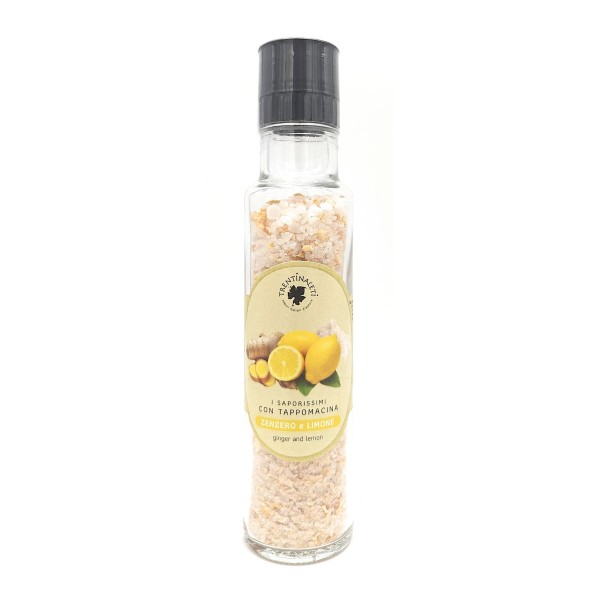 TrentinAceti ZENZERO e LIMONE - Italienische Salzmischung - Italienische Gewürzmischung - höchste Qualität - 220g