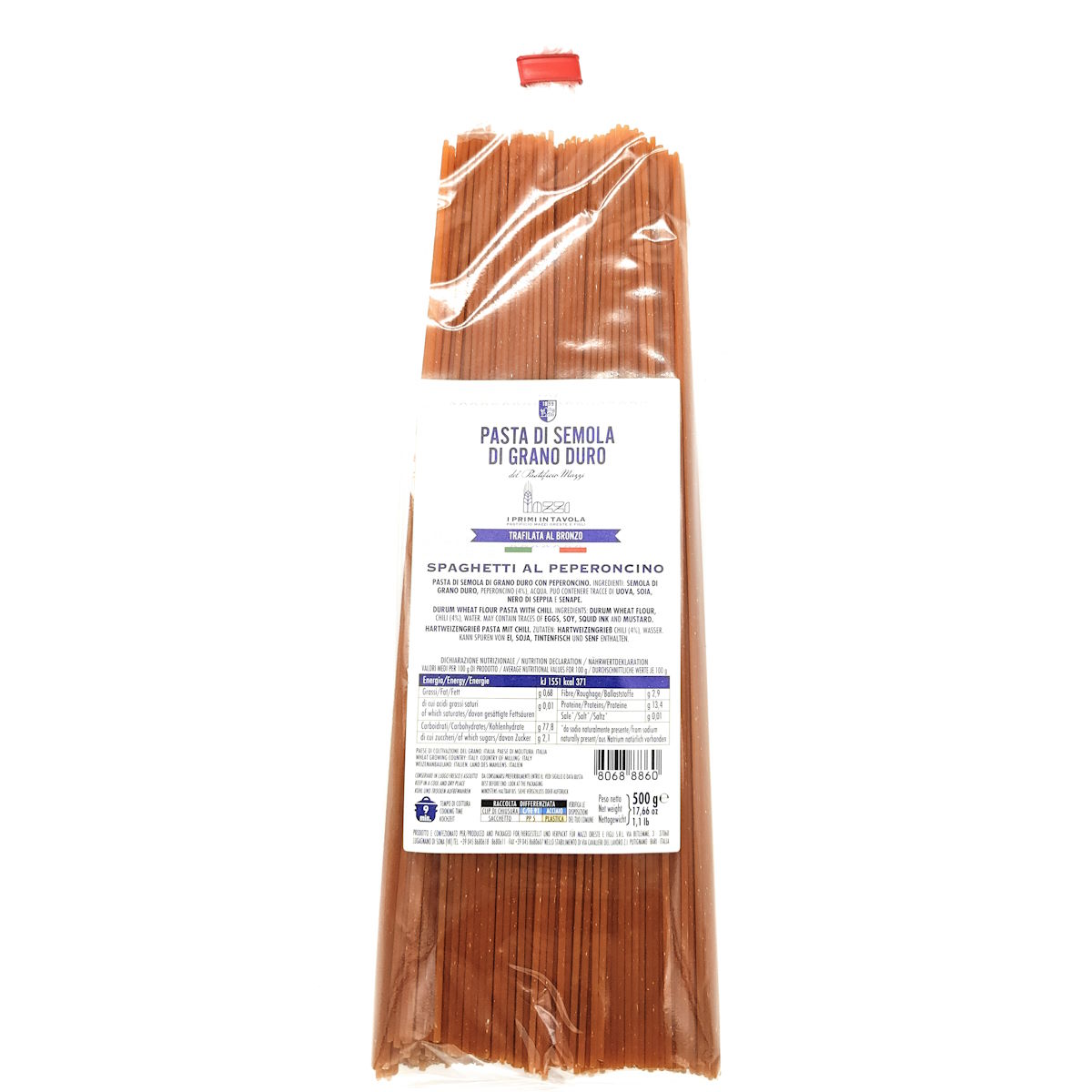 LA TRAFILATA Spaghetti al Peperoncino/Spaghetti mit Chili 500g ...