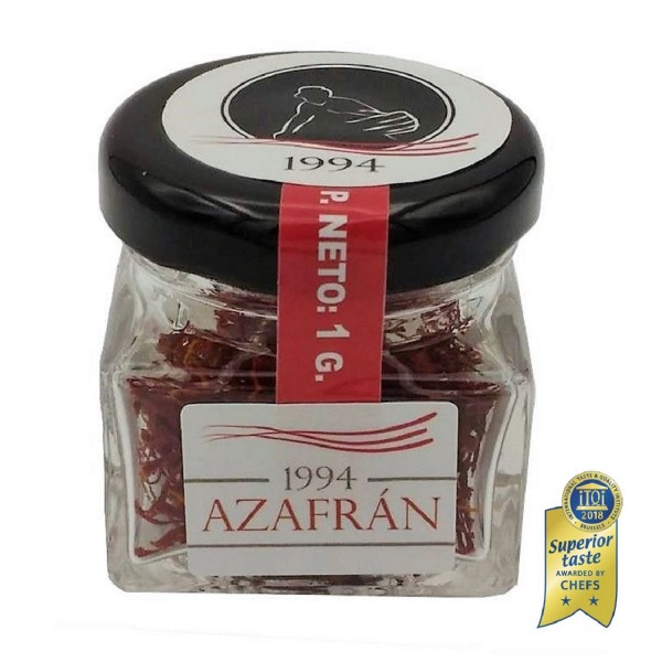 Azafran 1994 Safran Fäden - 1g Safran - Safranfäden in höchster Qualität aus Spanien - 100% eigene Produktion
