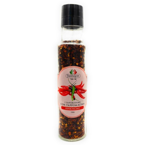 Italienische Peperoncino Chiliflocken - Trentinaceti - Chili höchste Qualität - 90g