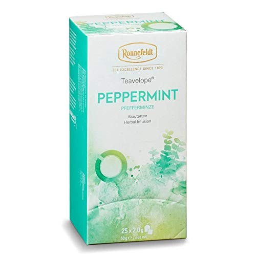 Ronnefeldt Teavelope "Peppermint" - Kräutertee, Teebeutel (25 x 1,5 g)