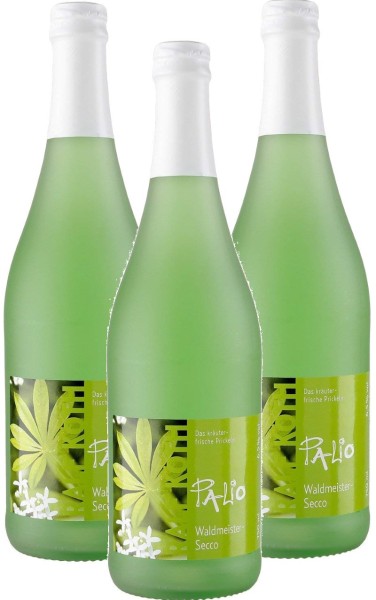 Palio - Waldmeister Secco 3x 0,75l-Fruchtiger Perlwein-Prämiert aus Deutschland