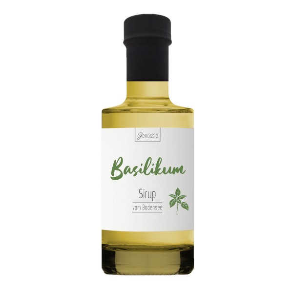 BIO Basilikum Sirup - Genüssle Basilikum Sirup vom Bodensee