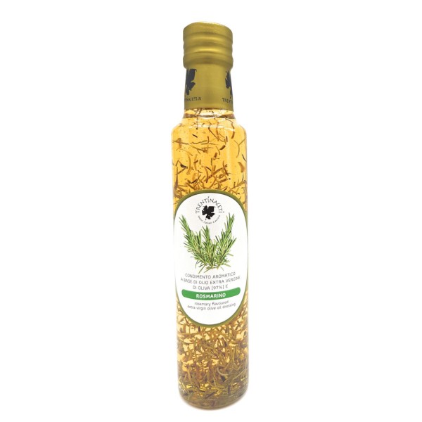 TrentinAceti - Extra Natives Olivenöl mit natürlichen Rosmarinaroma aus Italien - 250 ml