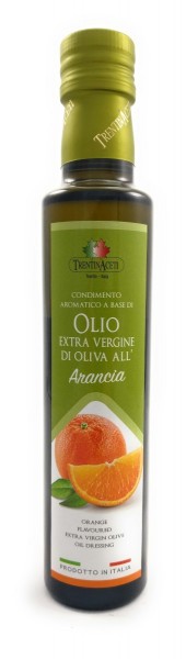 Extra Natives Olivenöl mit natürlichen Orangenaroma aus Italien - höchste Qualität - 250 ml