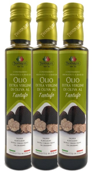 Extra Natives Olivenöl mit natürlichen Trüffelaroma - höchste Qualität - 3x250ml