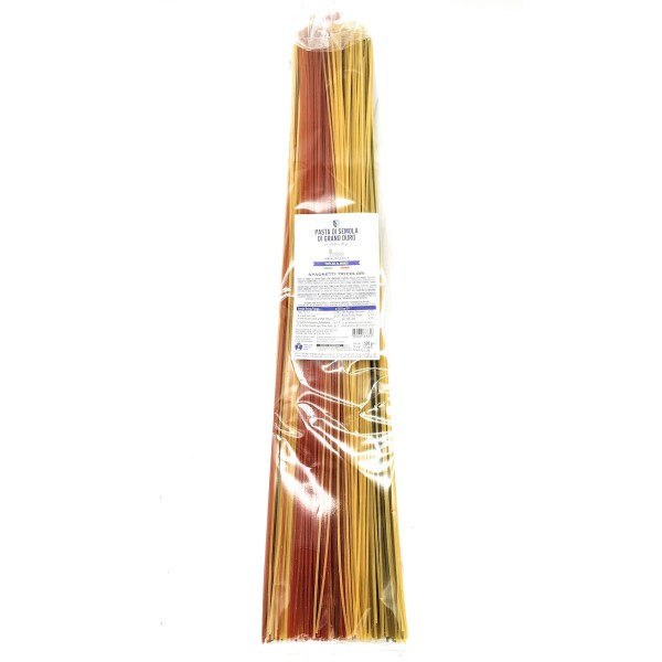 LA TRAFILATA lunghi Spaghetti Tricolori/Lange Spaghetti Tricolori 60cm - 500g