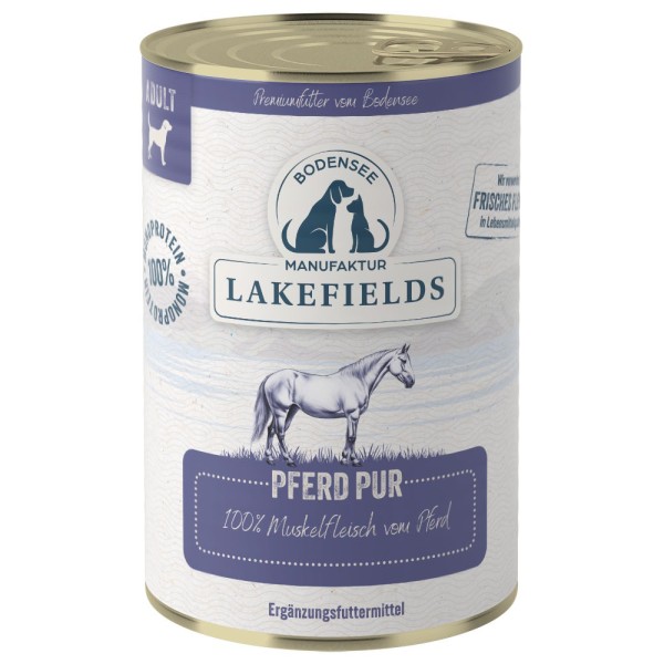 LAKEFIELDS MANUFAKTUR Ergänzungsfutter Pferd PUR für Hunde