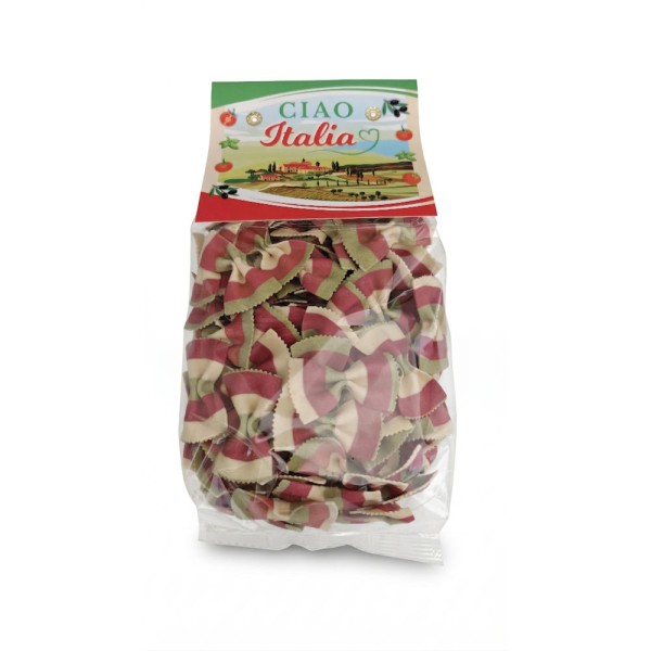 Oreste Mazzi Farfalline Tricolori Ciao Italia 250 gr. - Italiennudeln