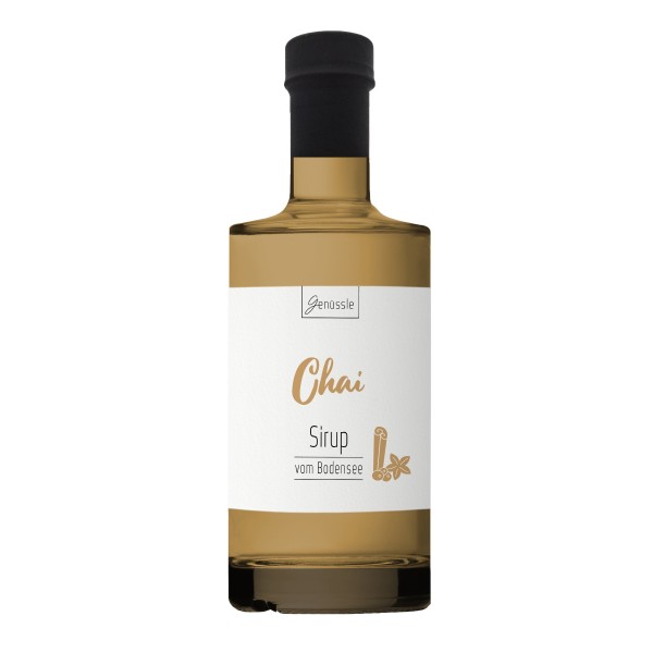 BIO Chai-Sirup 350ml - Genüssle Gewürzsirup aus Langenargen am Bodensee - Chaisirup