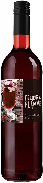 Punsch Schoko-Kirsch-Punsch 0,75l - Feuer & Flamme - Prämiert aus Deutschland 9,5 % vol