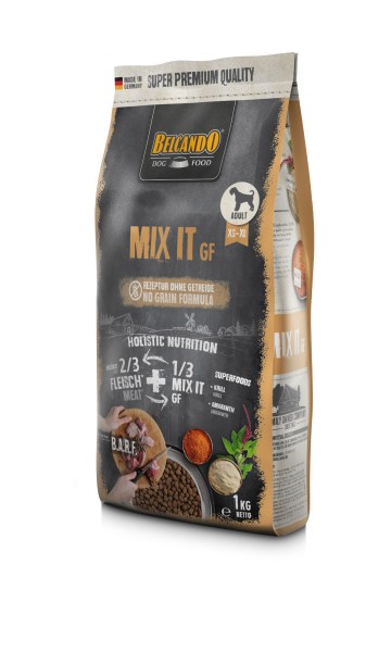 Belcando Mix It GF Ergänzungsfutter | Trockenfutter für Hunde zur Ergänzung bei Fleischfütterung & Barf 1x 1 kg