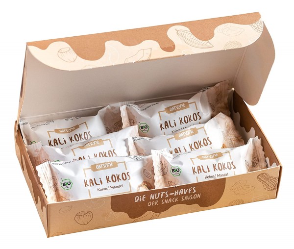 Oatsome - Kali Kokos - Bliss Balls - Bio-Fruchtkugeln mit Füllung - Vegan & Glutenfrei & Ohne Zuckerzusatz - 240g