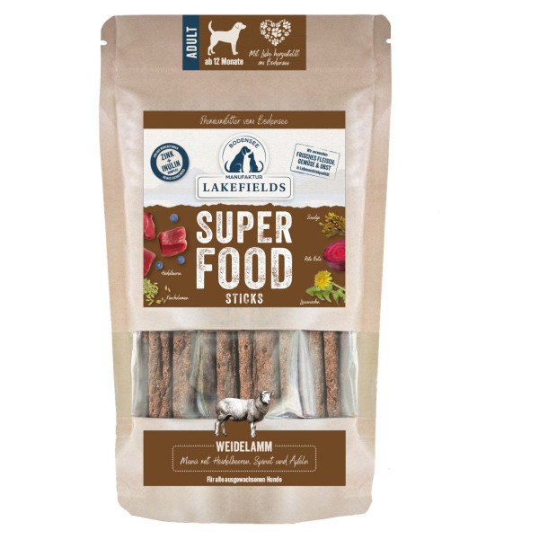 LAKEFIELDS SUPERFOOD Premium STICKS vom Lamm 130g