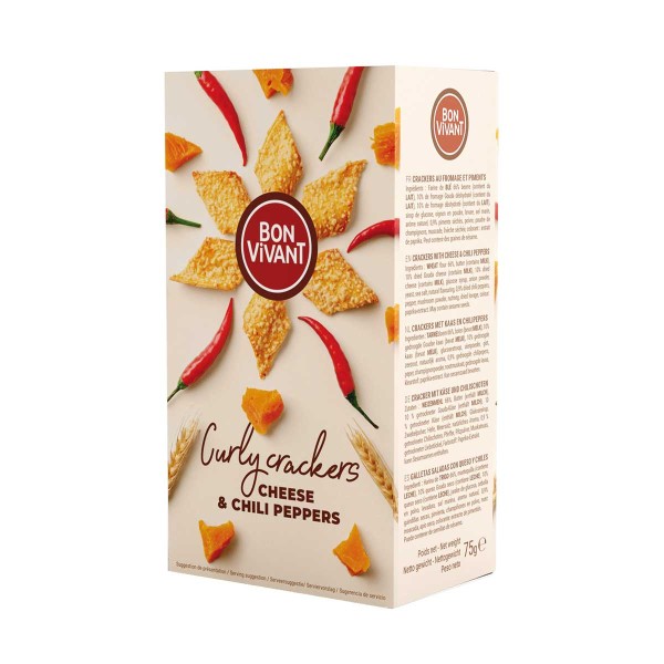 BON VIVANT - Crackers mit gereiftem Gouda & Chilischoten 75g