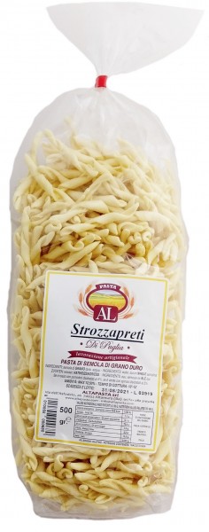 Frische Strozzapreti (Priesterwürger) Nudeln aus Italien 500g - Strozzapreti – trafila in bronzo