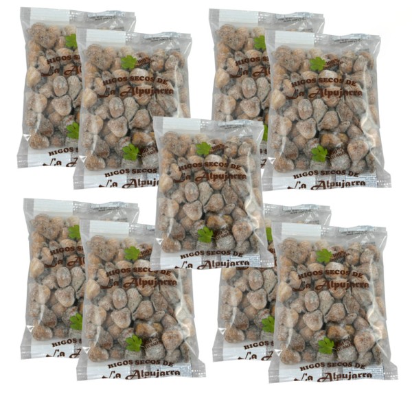 Getrocknete Feigen aus Spanien - 100 % natürlich - Sonnengetrocknet - Glutenfrei - 9 x 500g - 4,5 Kg