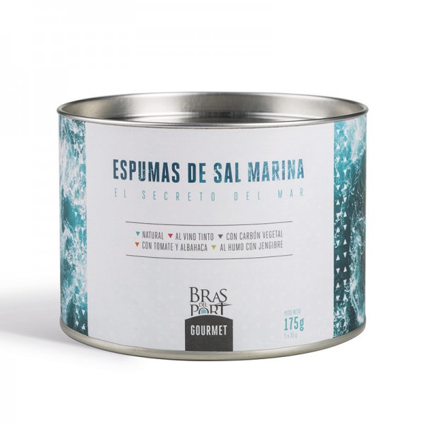 Meersalz Schaum - Espuma de Sal aus Spanien - Naturpark Salinas - 5 verschiedene Sorten a 35 g Pack
