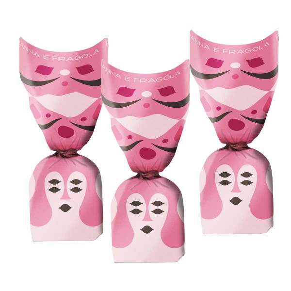 TRIFULOT - Tartufo Dolce Praline - Tartuflanghe - Erdbeer & Sahne 1kg Vorteilspack