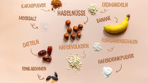 Oatsome - Holla die Nussfee - Smoothie Bowl - Nährstoff Frühstück mit 100% natürlichen Zutaten & ohne Zusatzstoffe und raffinierten Zucker - Lange satt mit nur 200 kcal - 400g