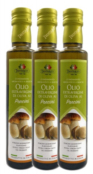 Extra Natives Olivenöl mit natürlichen Steinpilzaroma - höchste Qualität-3x250ml