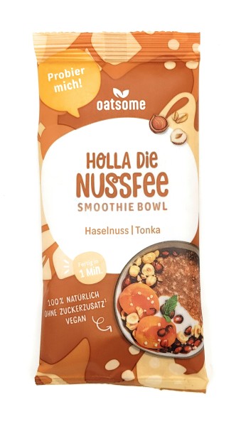 Oatsome Smoothie Bowl Holla die Nussfee - Smoothie zum löffeln - Frühstückersatz, Holla die Nussfee, 50g