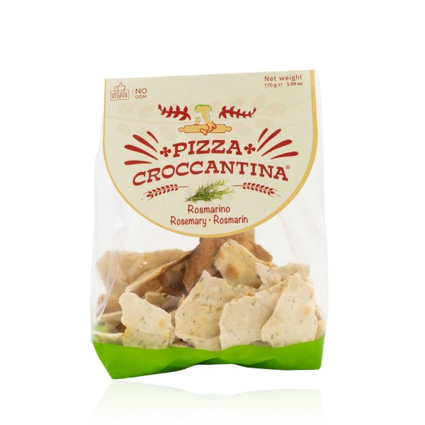 PIZZA CROCCANTINA - Cracker pikant - Rosmarin 170g